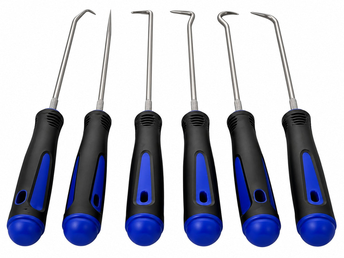 Háčiky na vyberanie tesnenia, dlhé, 6ks Gebo Tools