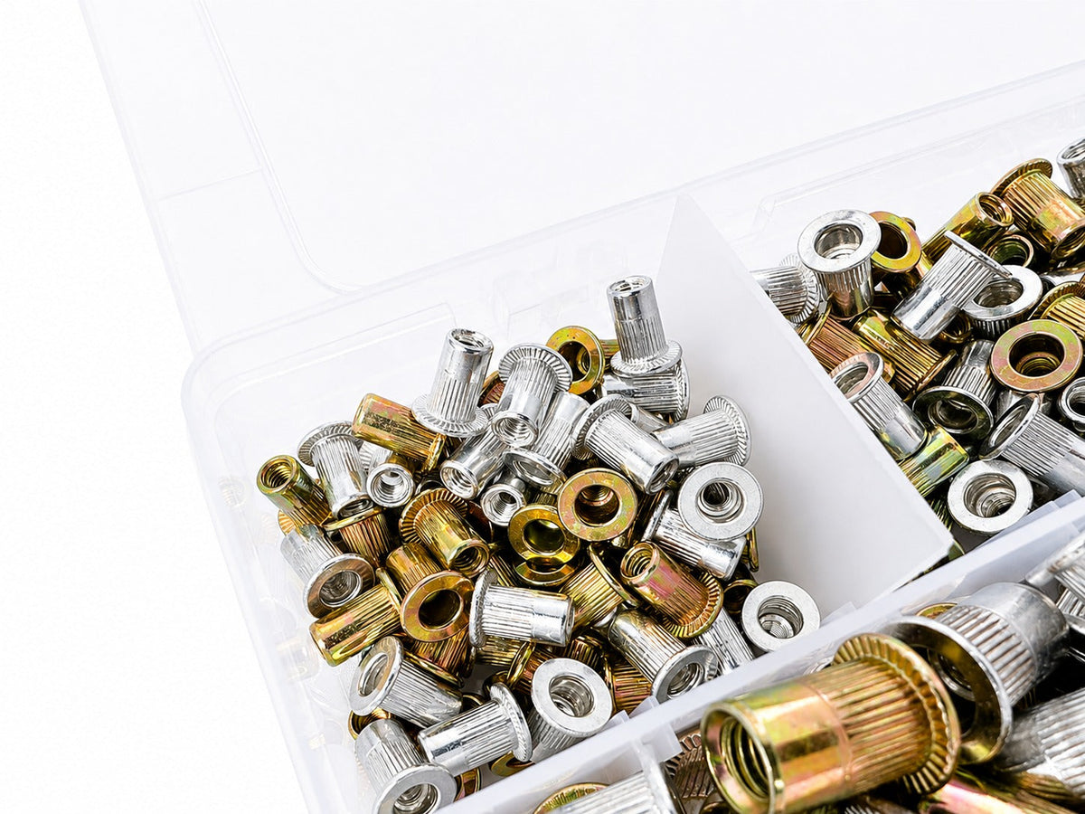 Sada nitovacích matíc M3 - M10, 300ks, Gebo Tools