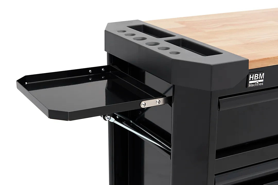 Skrinka - vozík na náradie s 11 zásuvkami a pracovnou doskou 109cm HBM Machines