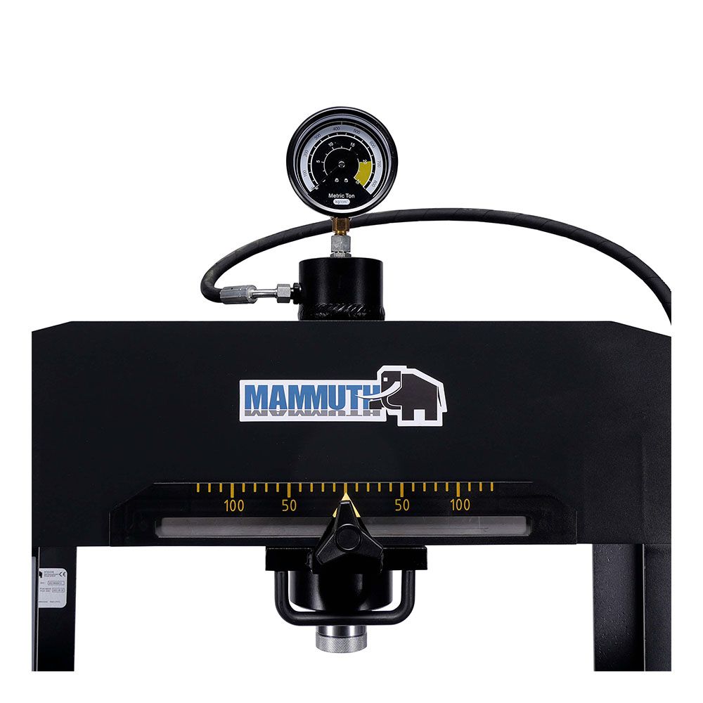 Stojanový hydraulický lis s nastaviteľným valcom 20t mammuth