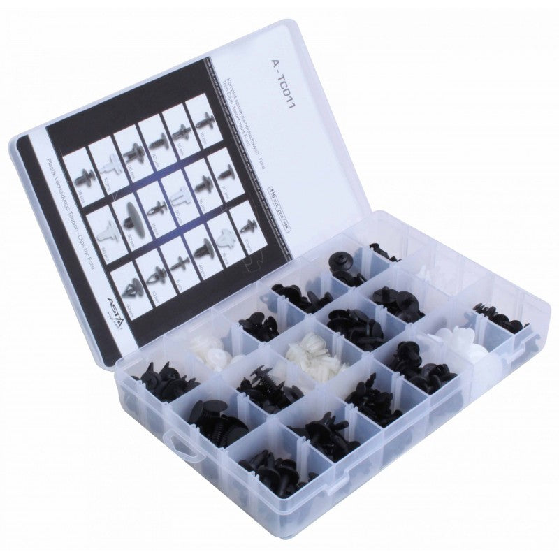 Sada plastových klipov a úchytiek pre ford 315 kusov