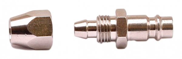 Spojka - koncovka na pneumatickú vzduchovú hadicu 8 x 10mm