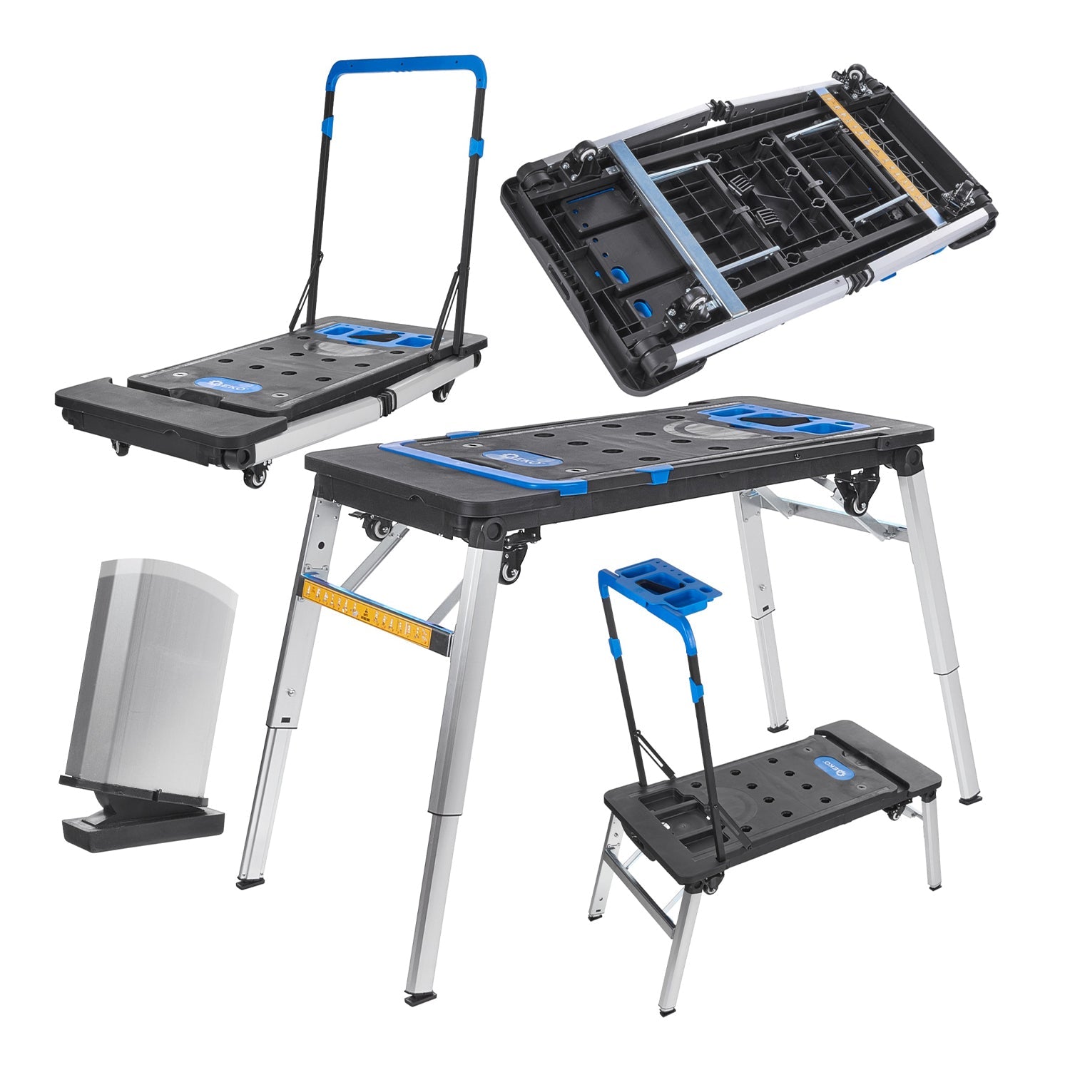 Multifunkčný skladací pracovný stôl 7 v 1 Geko