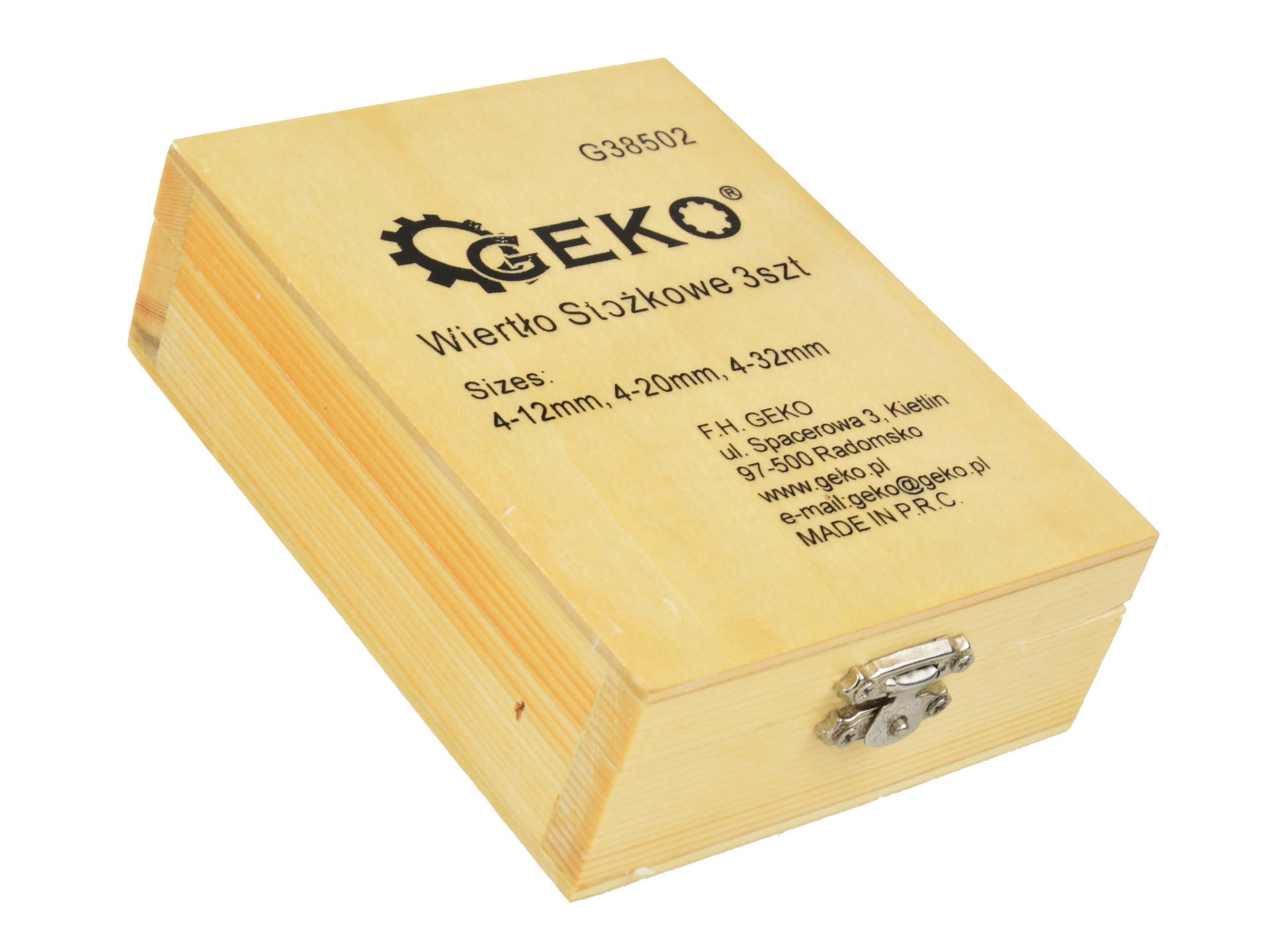 Stupňovité vrtáky, sada 3ks, 4 - 12mm, 4 - 20mm, 4 - 32mm