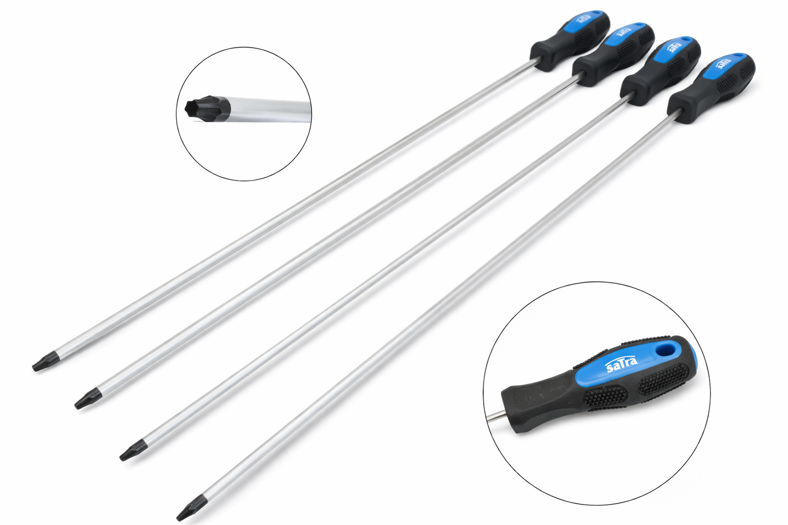 Torx skrutkovač, dlhý 450mm, sada 4ks