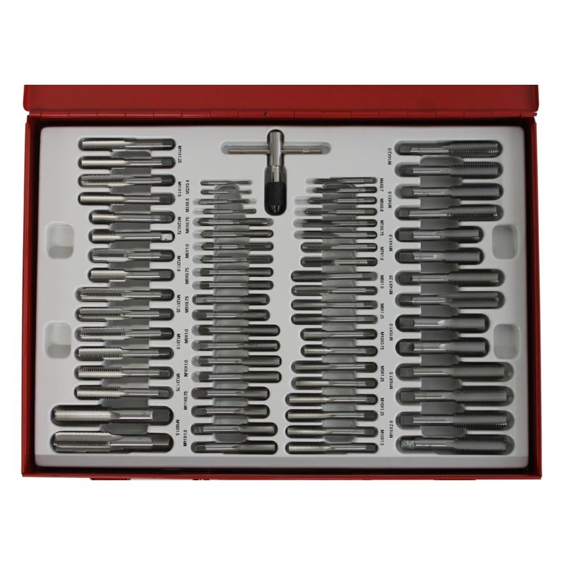 Súprava závitníkov a závitových očiek 110ks