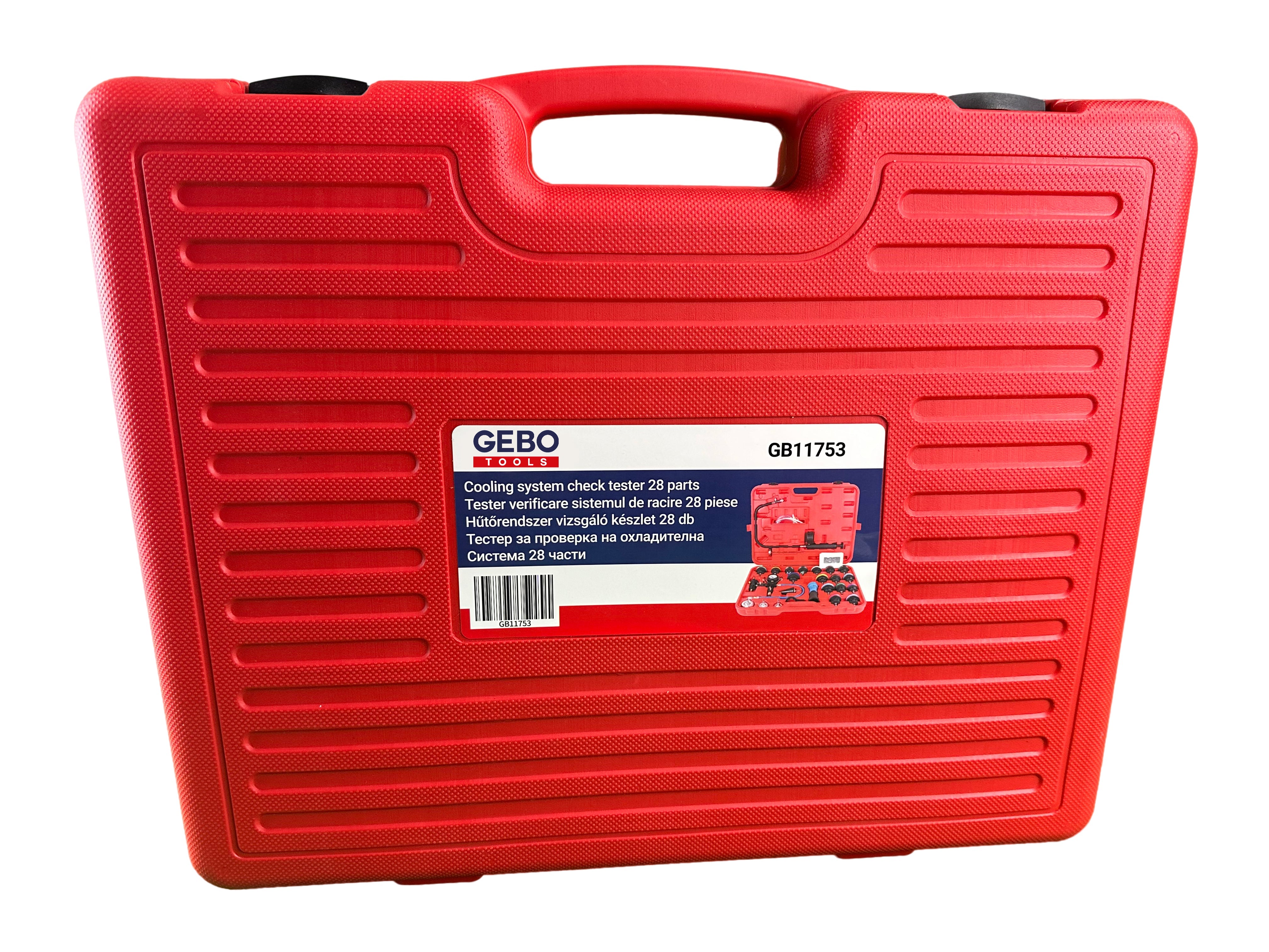 Tester chladiaceho systému, 28ks, Gebo Tools