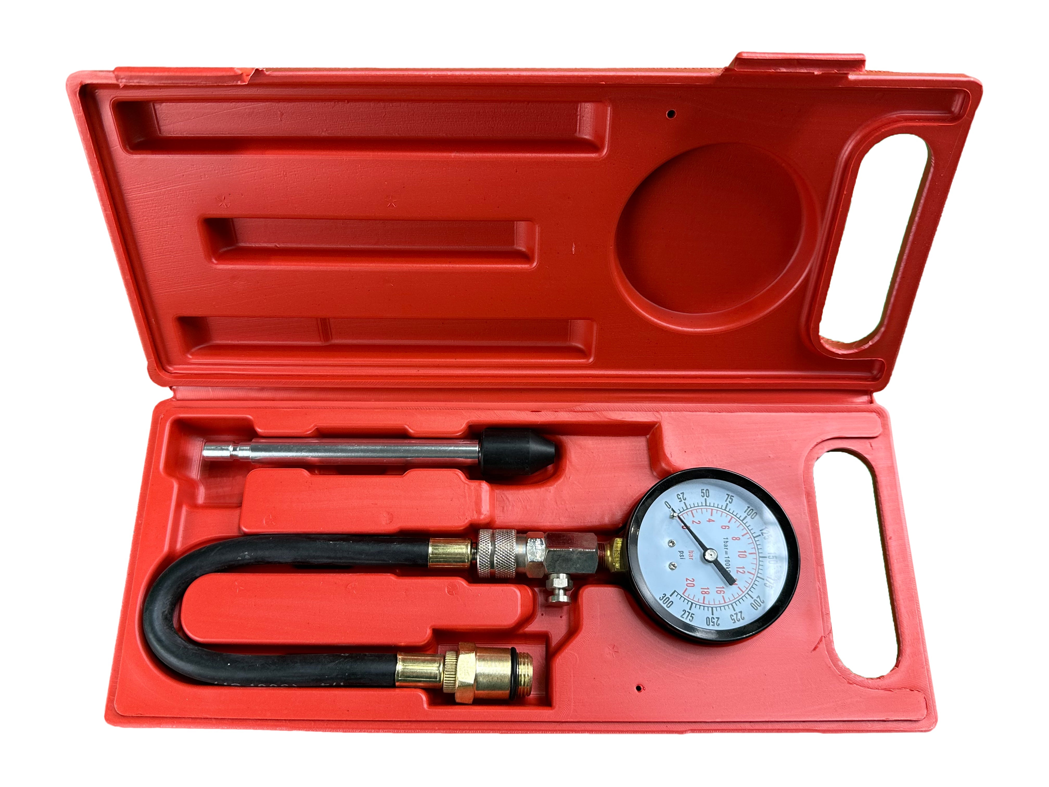Tester kompresie - kompresiometer benzínových motorov Gebo Tools