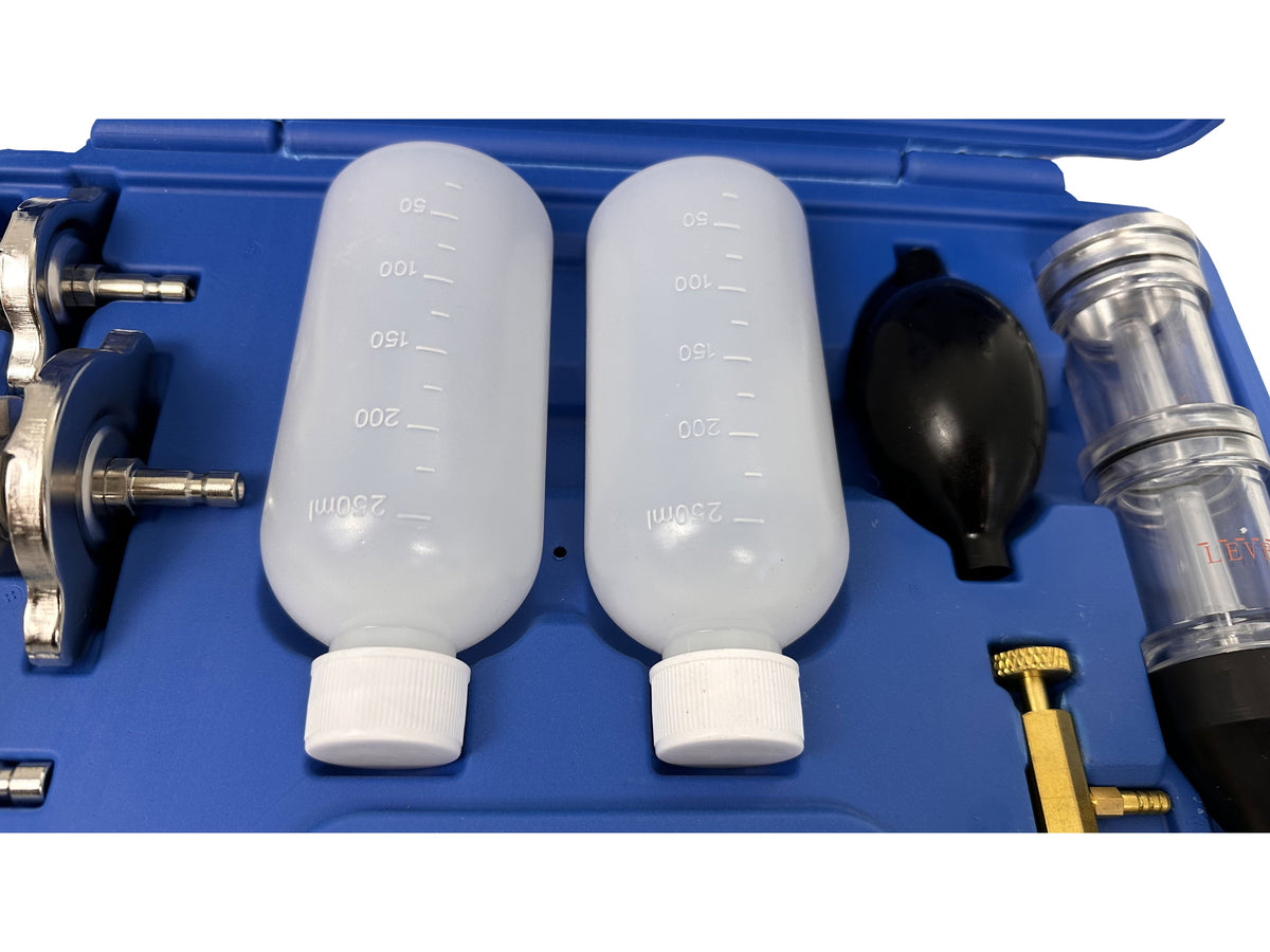 Tester tesnenia hlavy valcov motora - chladiaceho systému, CO2, s adaptérmi, Gebo Tools