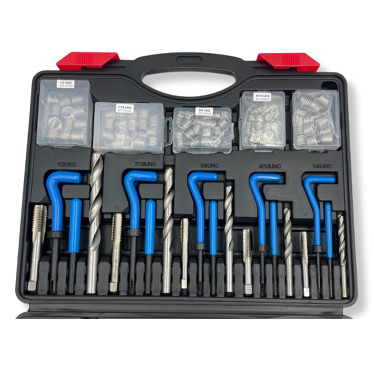 Sada na opravu závitov M5 - M12 1/4" - 1/2" 314ks