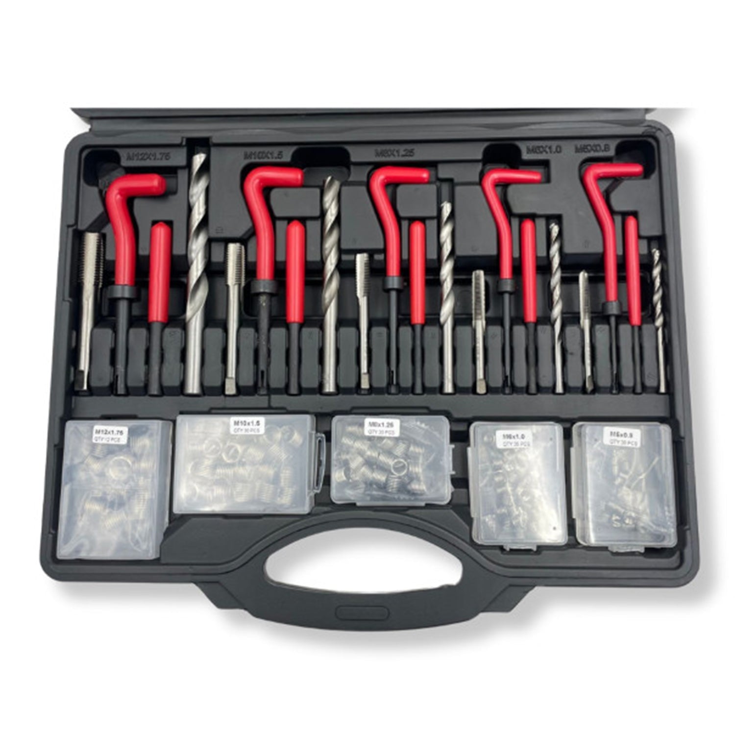 Sada na opravu závitov M5 - M12 1/4" - 1/2" 314ks