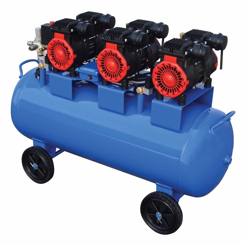 Tichý bezolejový kompresor 100l 3400W Satra