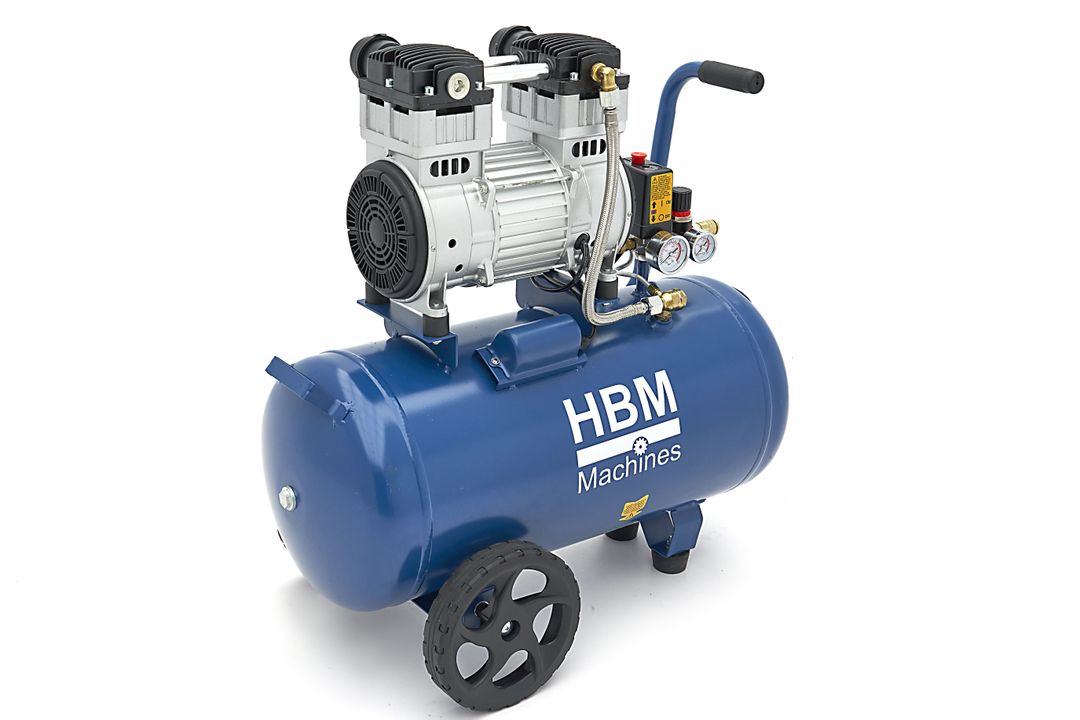 Tichý bezolejový kompresor 50l 1500W HBM
