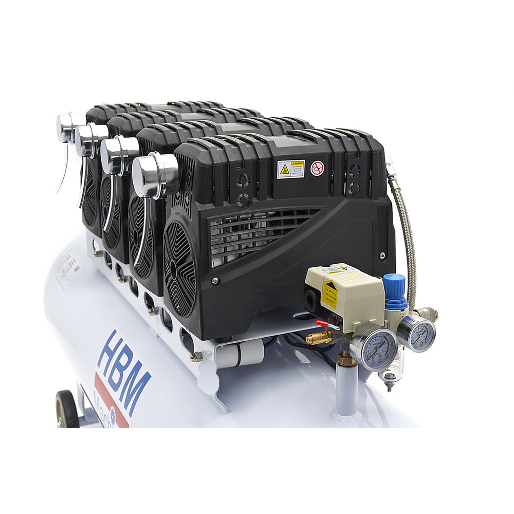 Tichý bezolejový kompresor SGS 200l 10bar HBM Machines Holandsko