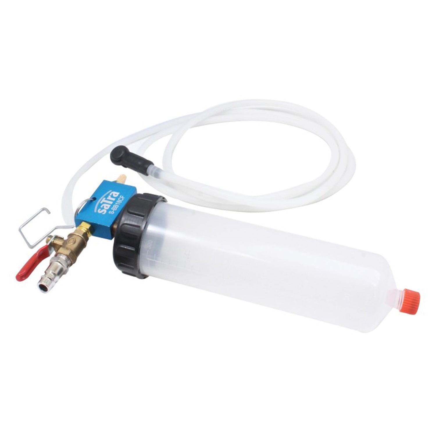 Pneumatické zariadenie na odvzdušnenie brzdovej kvapaliny satra