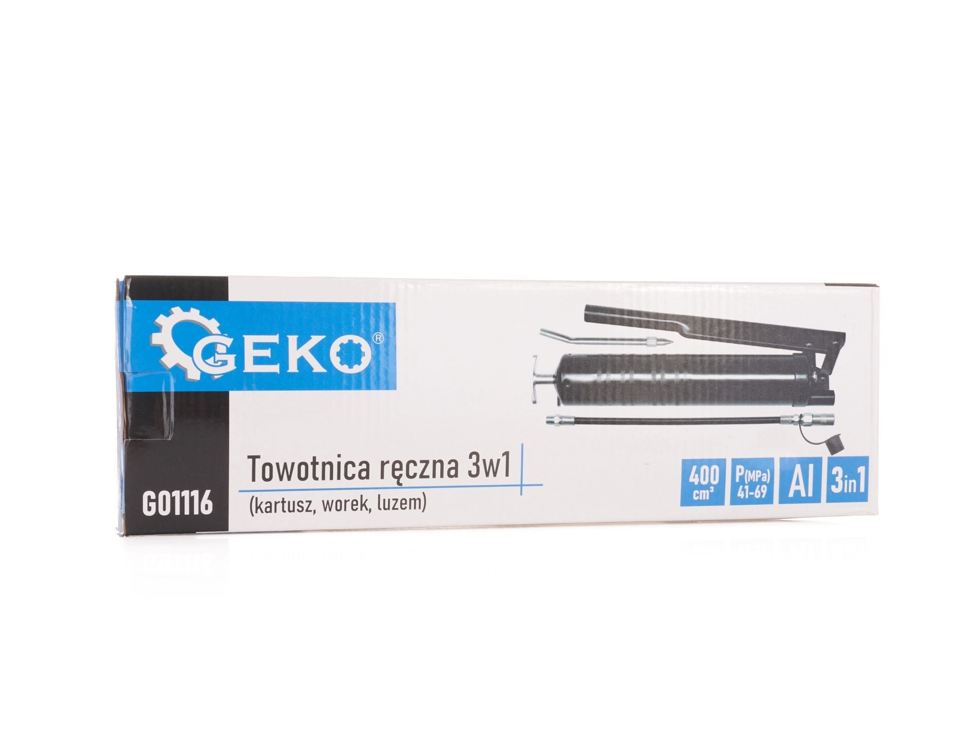 Mazacia pištoľ - maznica 3 v 1 Geko