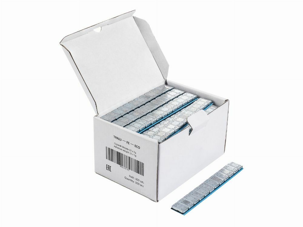 Krabica samolepiacich závaží 5 g okrúhle 100 páskov