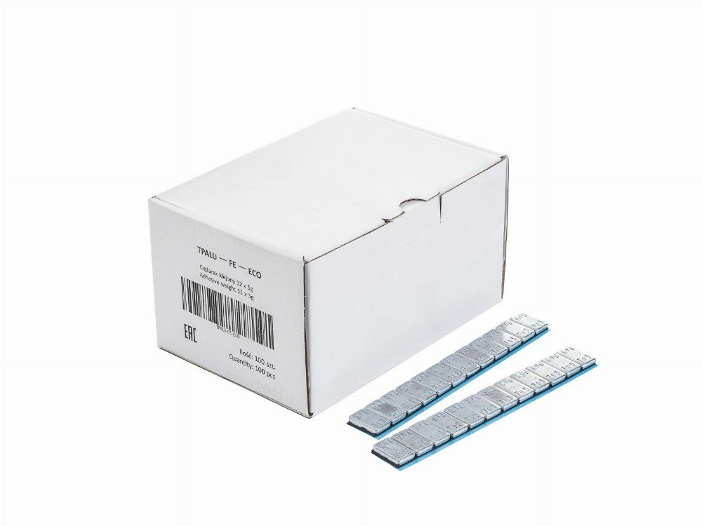 Krabica samolepiacich závaží 5 g okrúhle 100 páskov