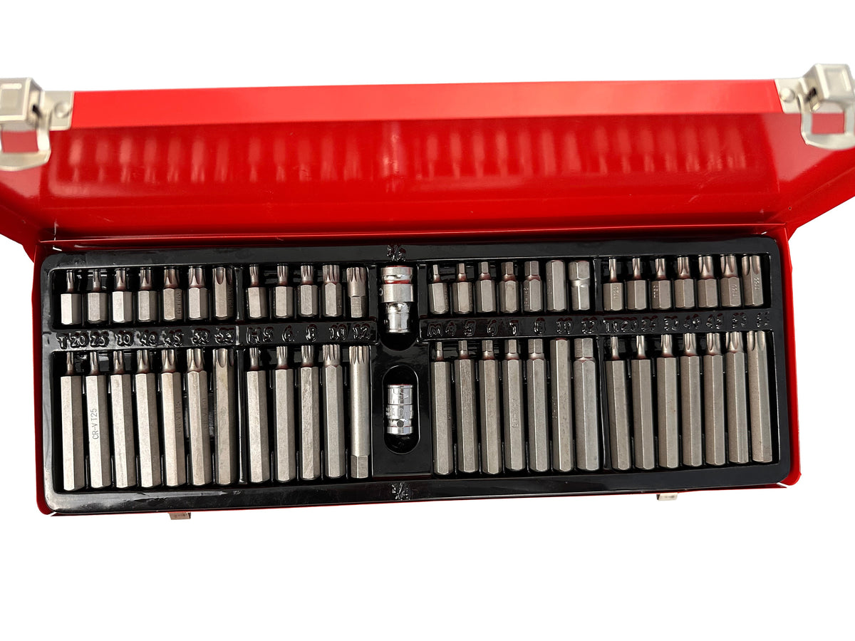 Sada bitov Hex, Torx, Torx s otvorom a XZN, 54ks, Gebo Tools
