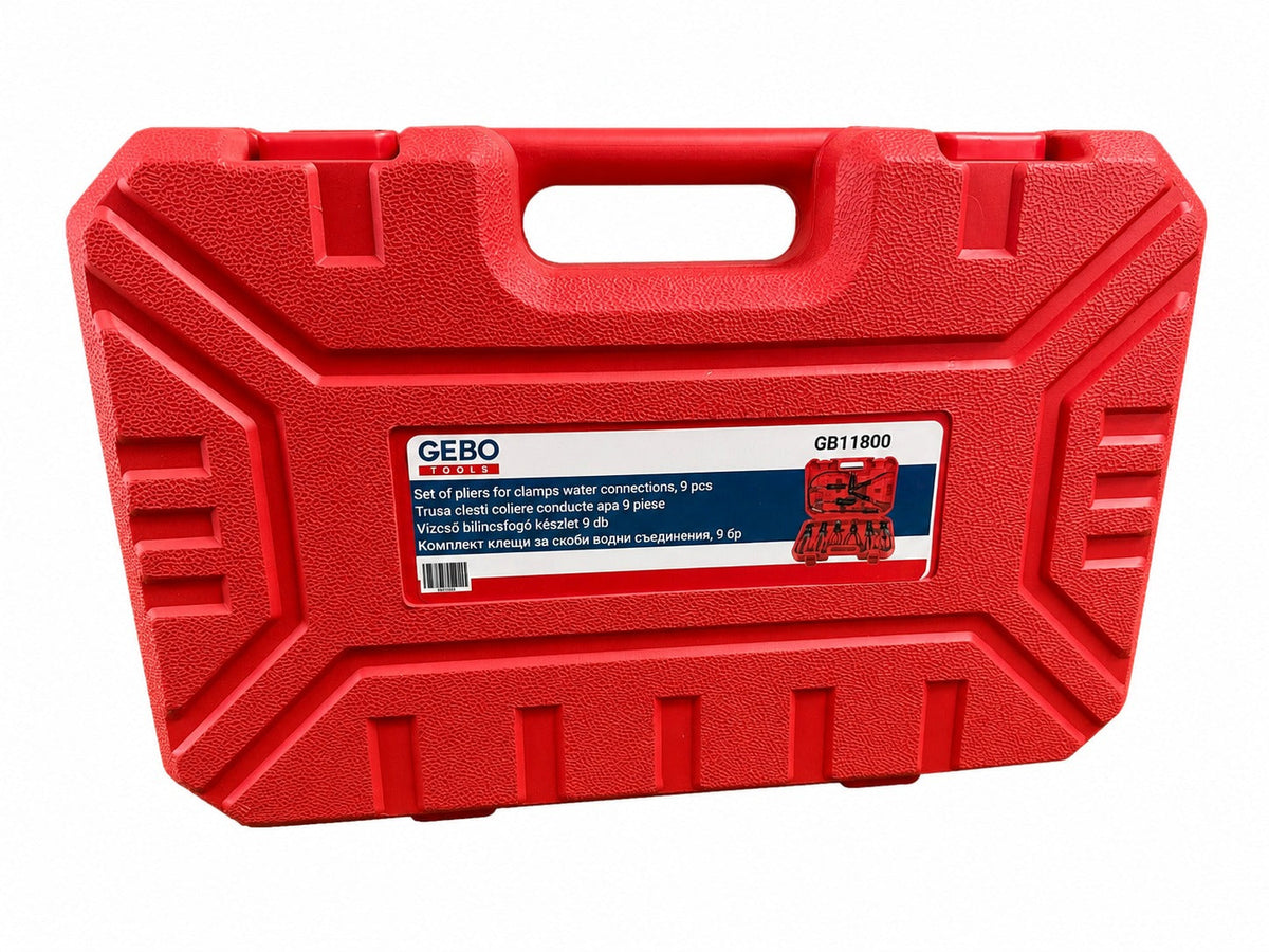 Sada klieští na hadicové spony v aute 9ks Gebo Tools