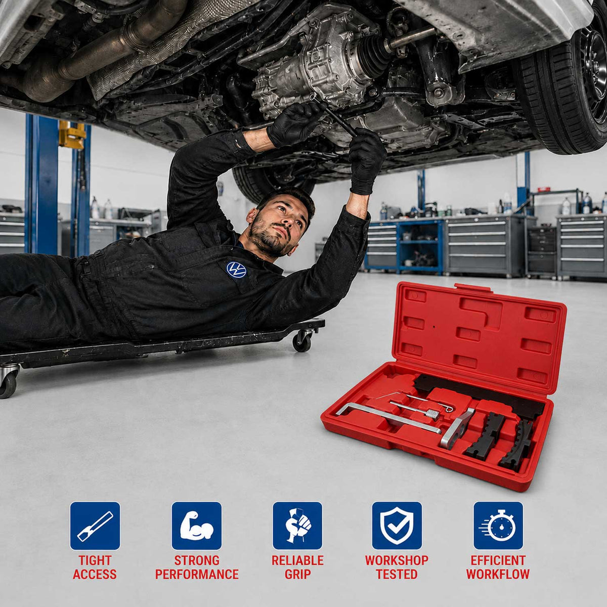 Aretačná sada rozvodov Opel 1.6 1.8 16V Gebo Tools