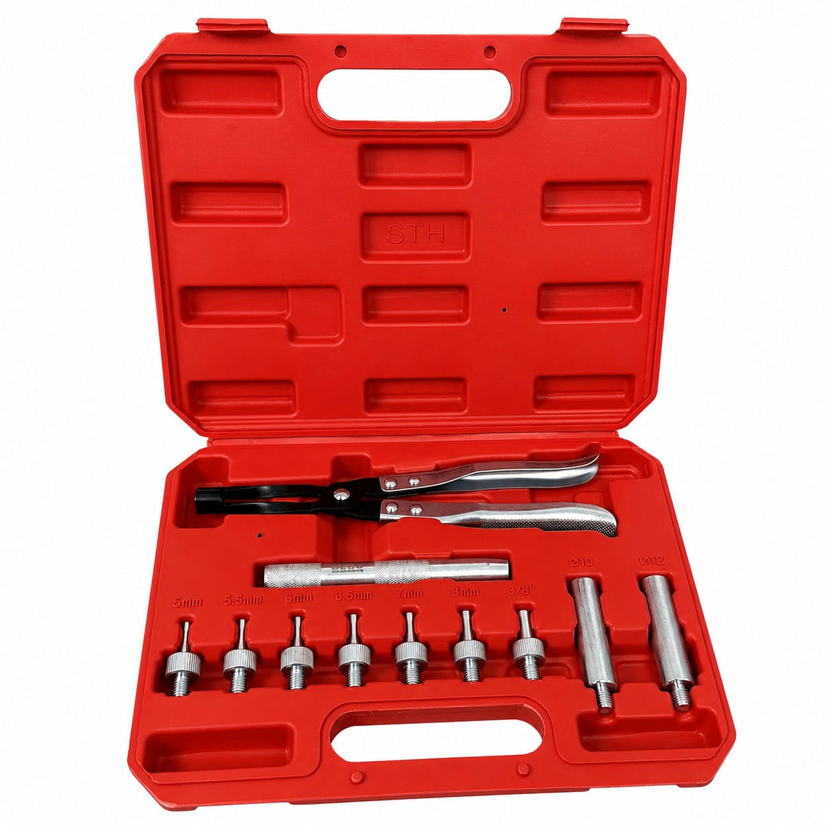 Kliešte na tesnenie ventilov, sada 11ks, Gebo Tools