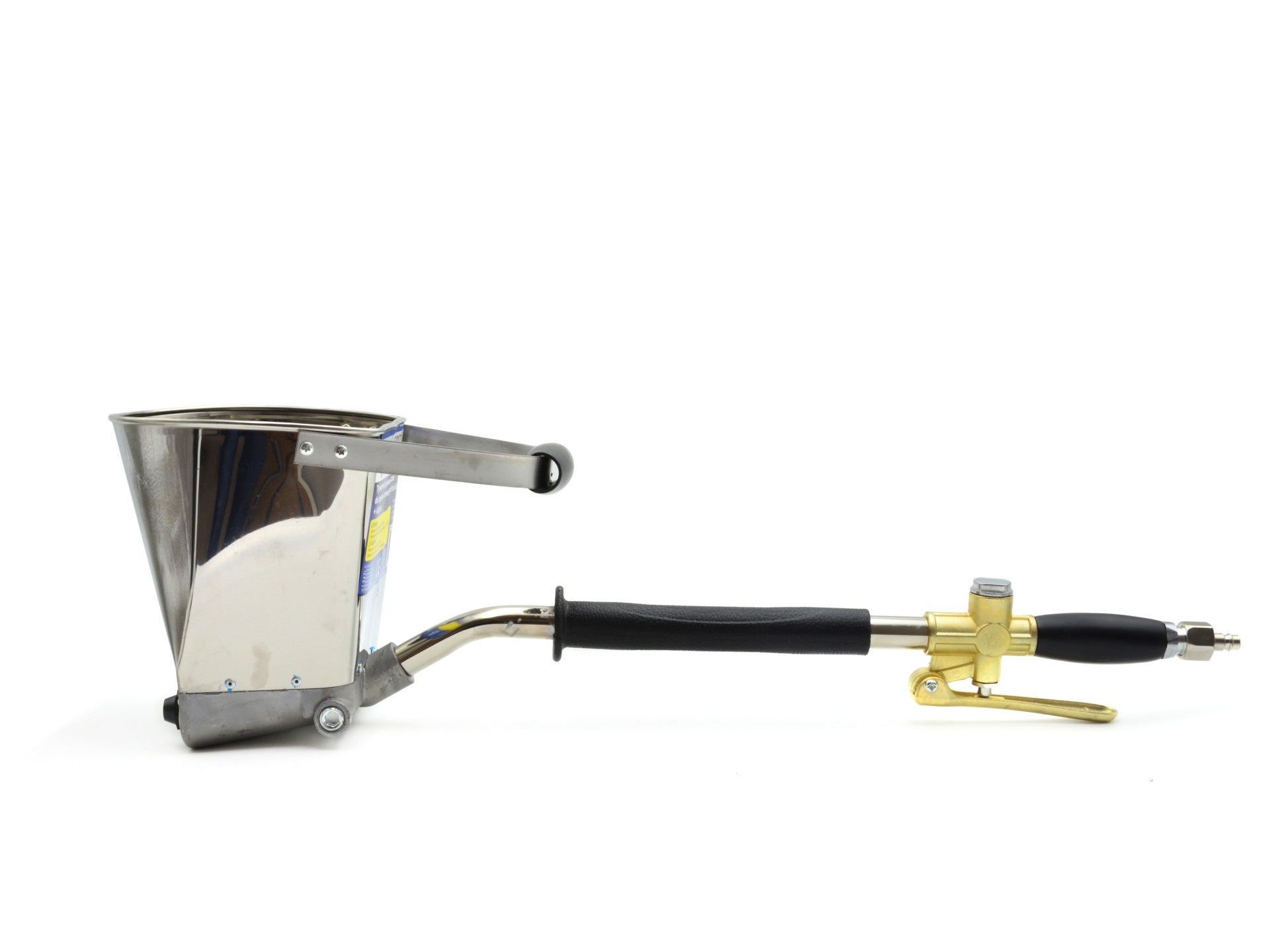 Pneumatická omietačka z nehrdzavejúcej ocele so 4 tryskami