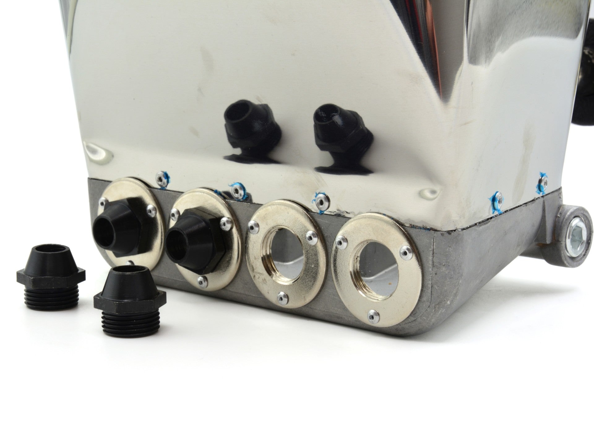 Pneumatická omietačka z nehrdzavejúcej ocele so 4 tryskami