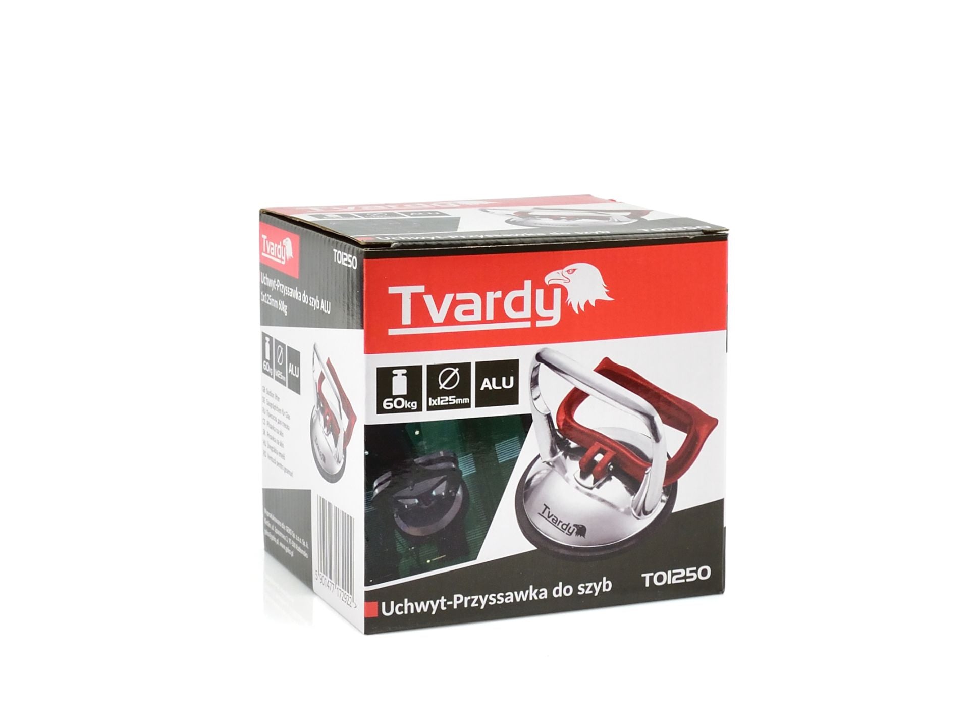 Hliníková prísavka na sklo 1 x 125mm 60kg