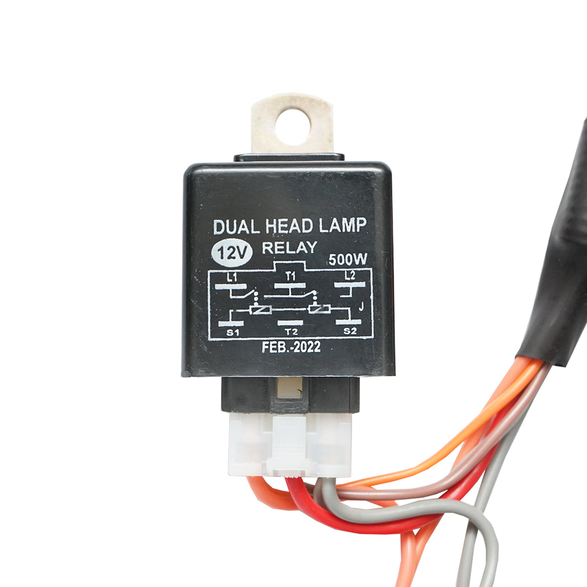 Univerzálna kabeláž - elektroinštalácia s relé pre svetlá 12V