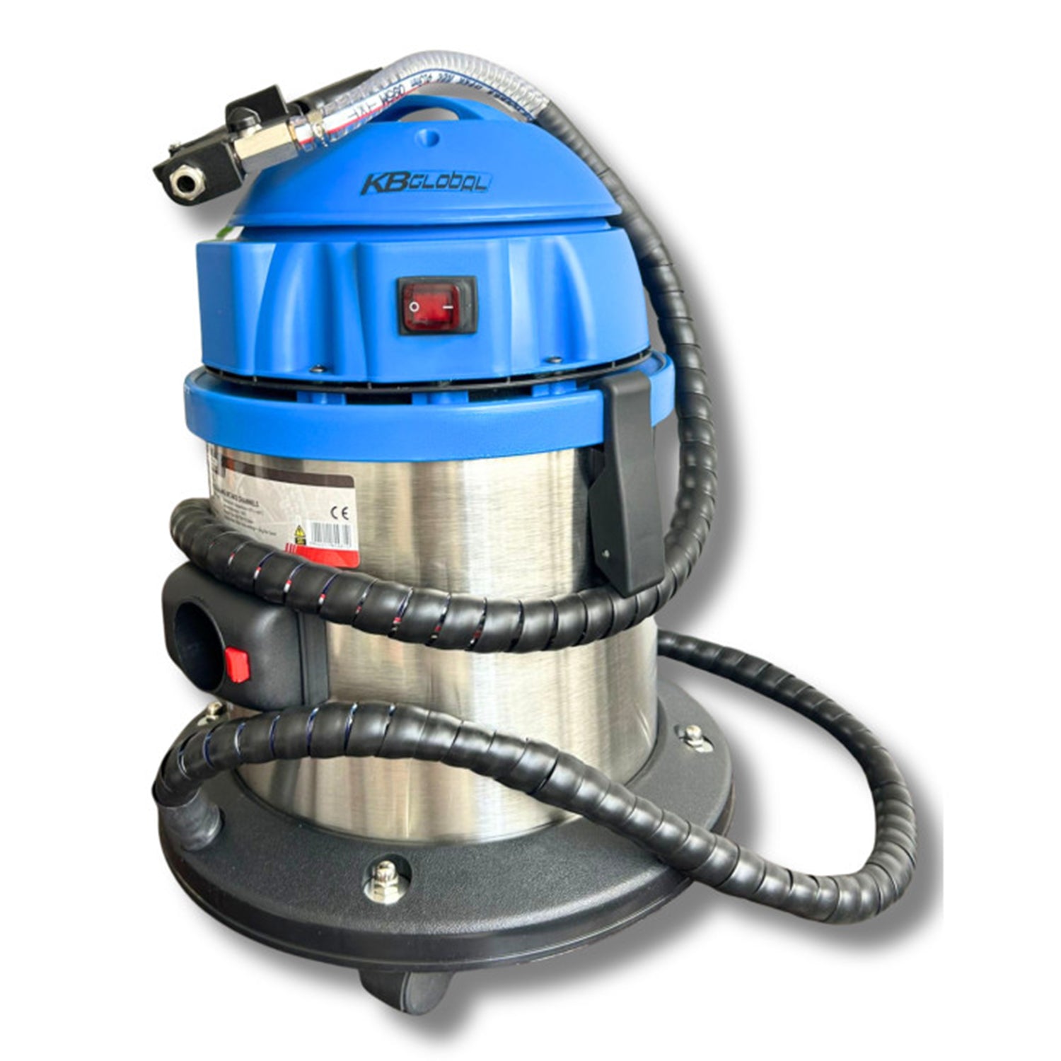 Profesionálne zariadenie na čistenie sacích a výfukových potrubí s abrazívom z orechových škrupín