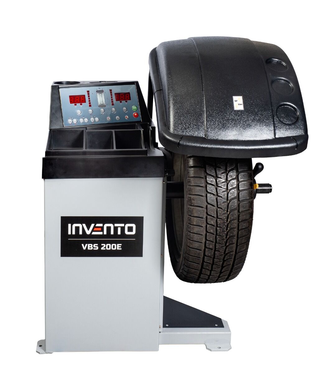 Poloautomatická vyvažovačka kolies pre osobné automobily 24" INVENTO VBS 200E