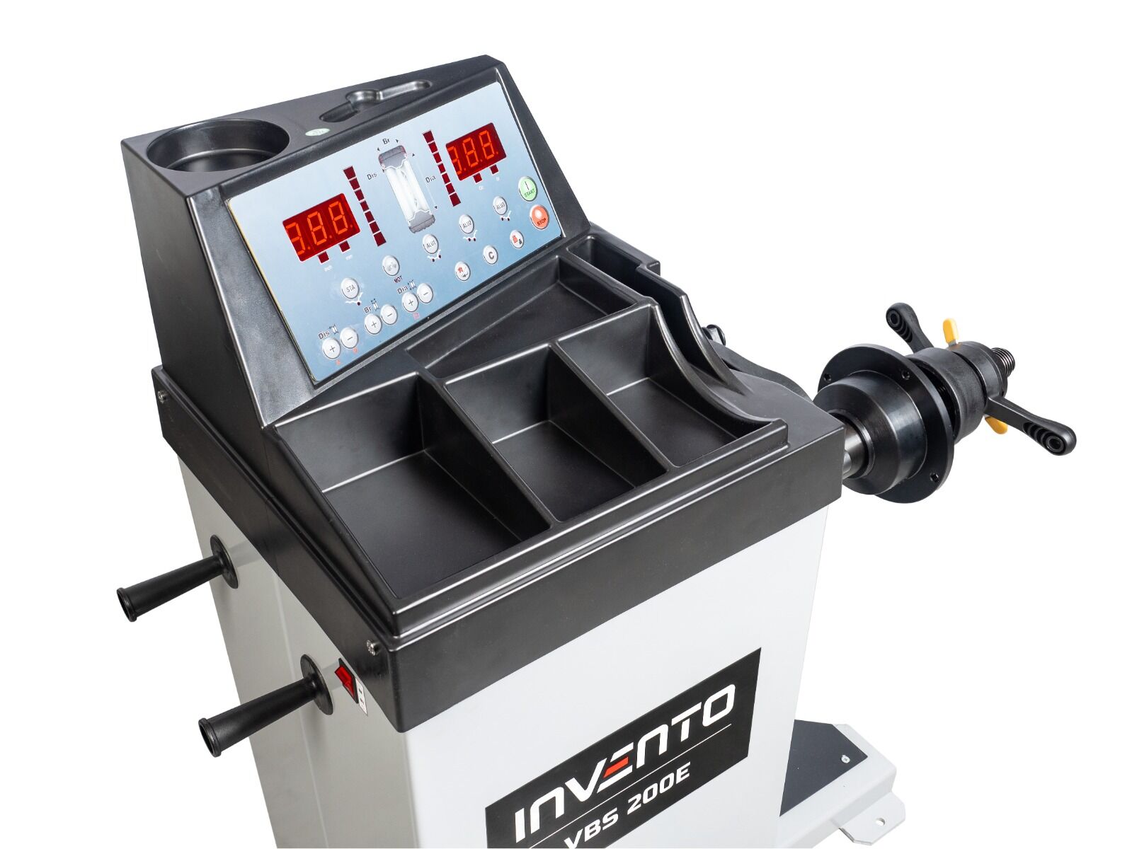 Poloautomatická vyvažovačka kolies pre osobné automobily 24" INVENTO VBS 200E