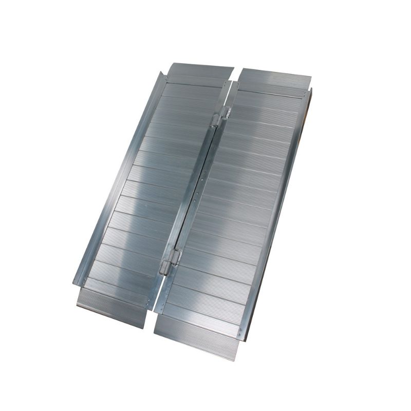 Skladacia hliníková nájazdová rampa, ľahká a prenosná, 270kg, 122cm