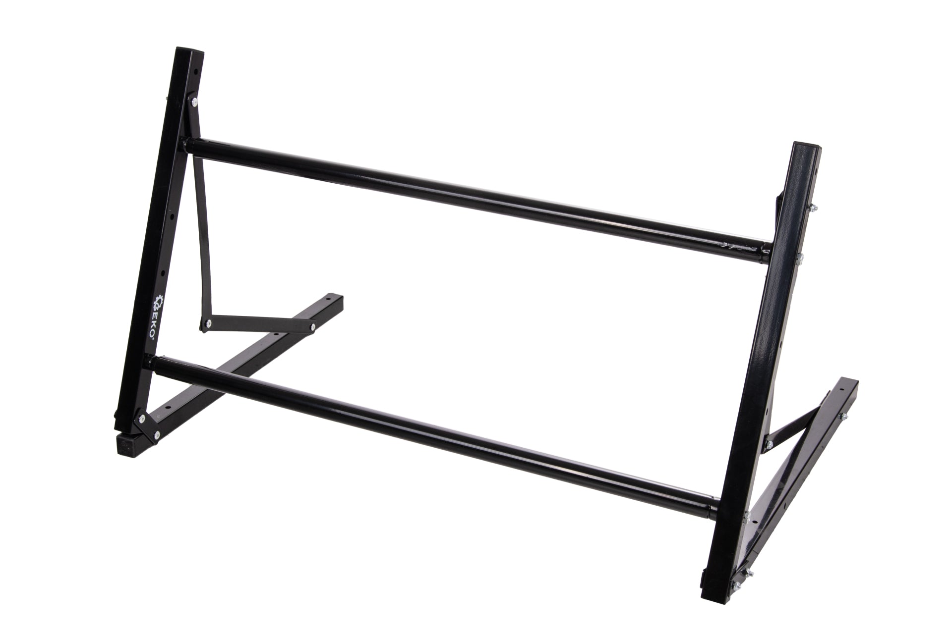 Skladací nástenný držiak na uskladnenie pneumatík s nastaviteľnou dĺžkou 81–120 cm, 100 kg