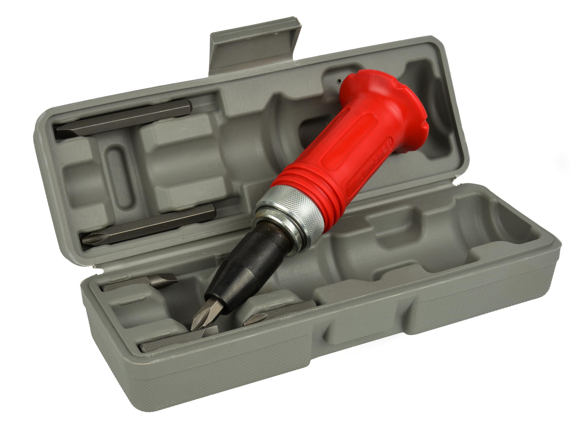 Rázový skrutkovač so 6 bitmi