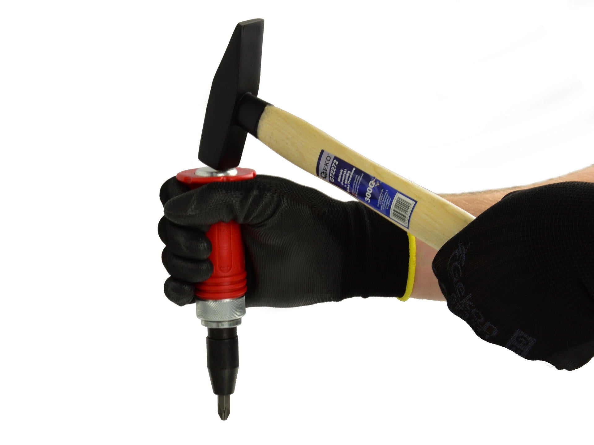 Rázový skrutkovač so 6 bitmi