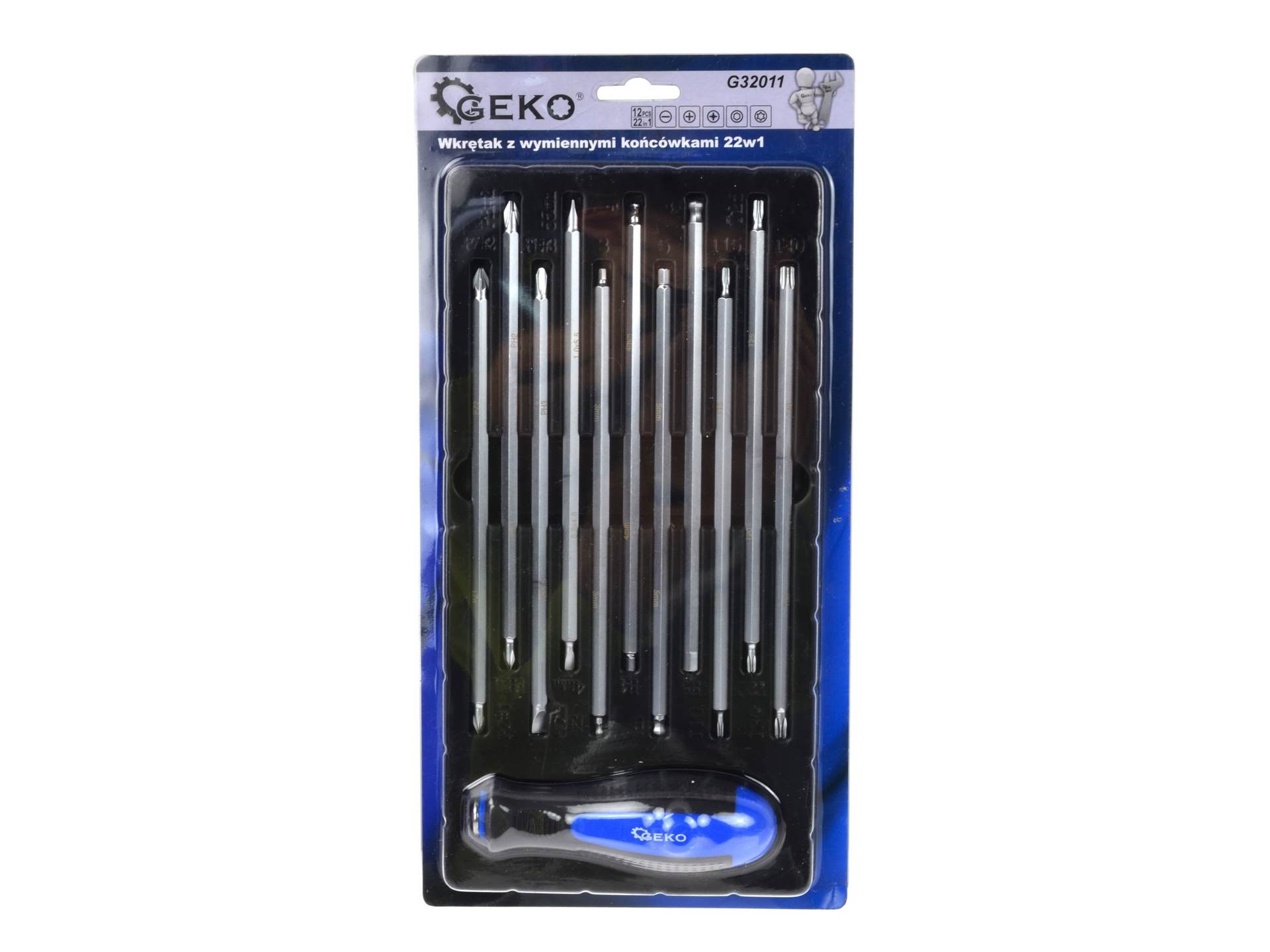 Skrutkovač so sadou vymeniteľných hrotov 22 kusov