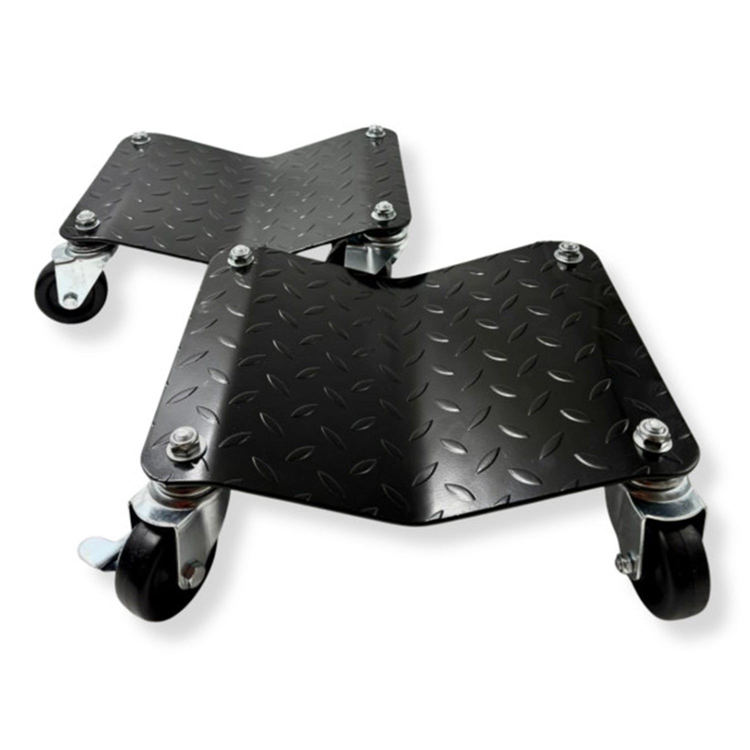 Sada manipulačných vozíkov na presun poškodených vozidiel, 2ks