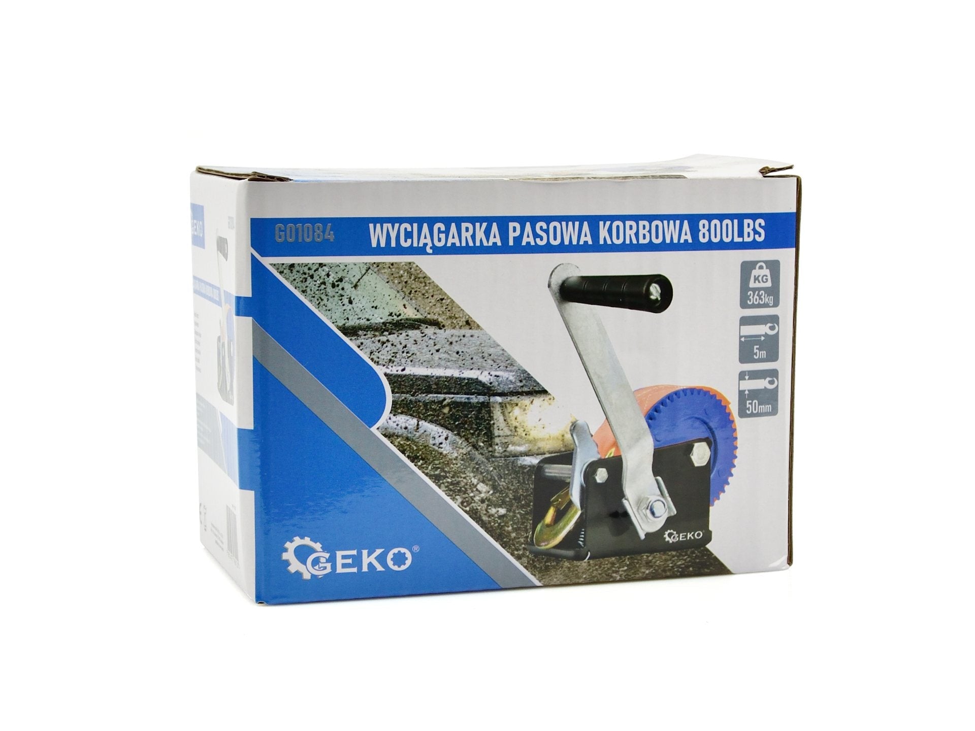 Ručný naviják s popruhom 5m 363kg