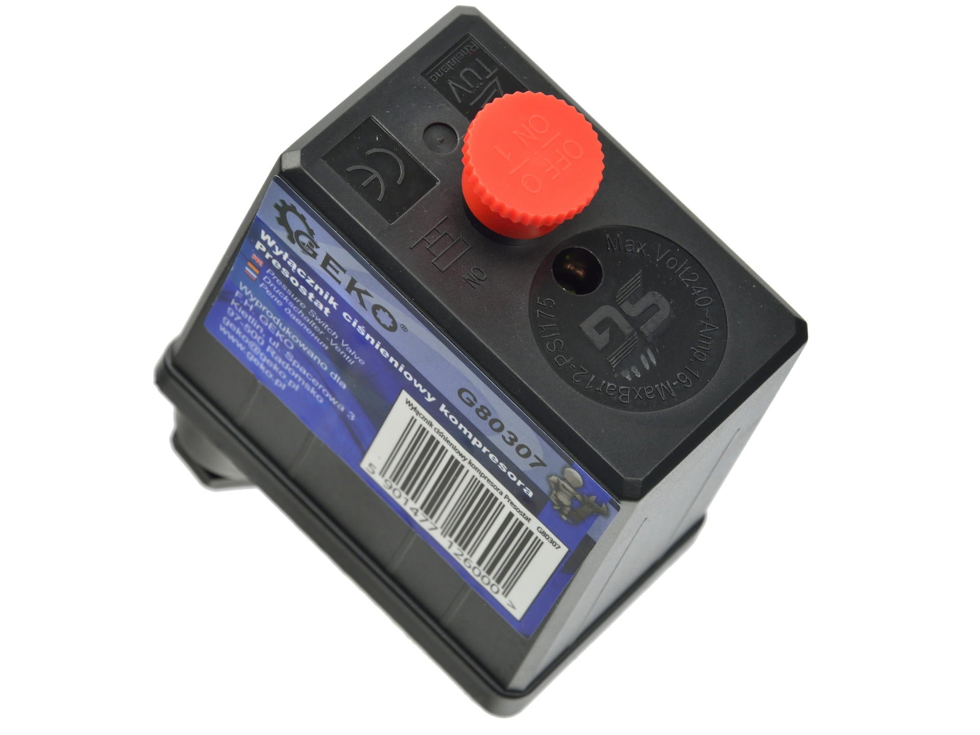 Tlakový spínač na kompresor 220V