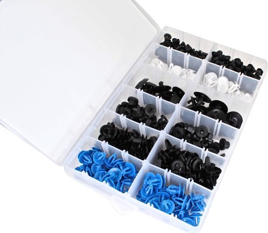 Sada plastových klipov a úchytiek pre opel 300 kusov