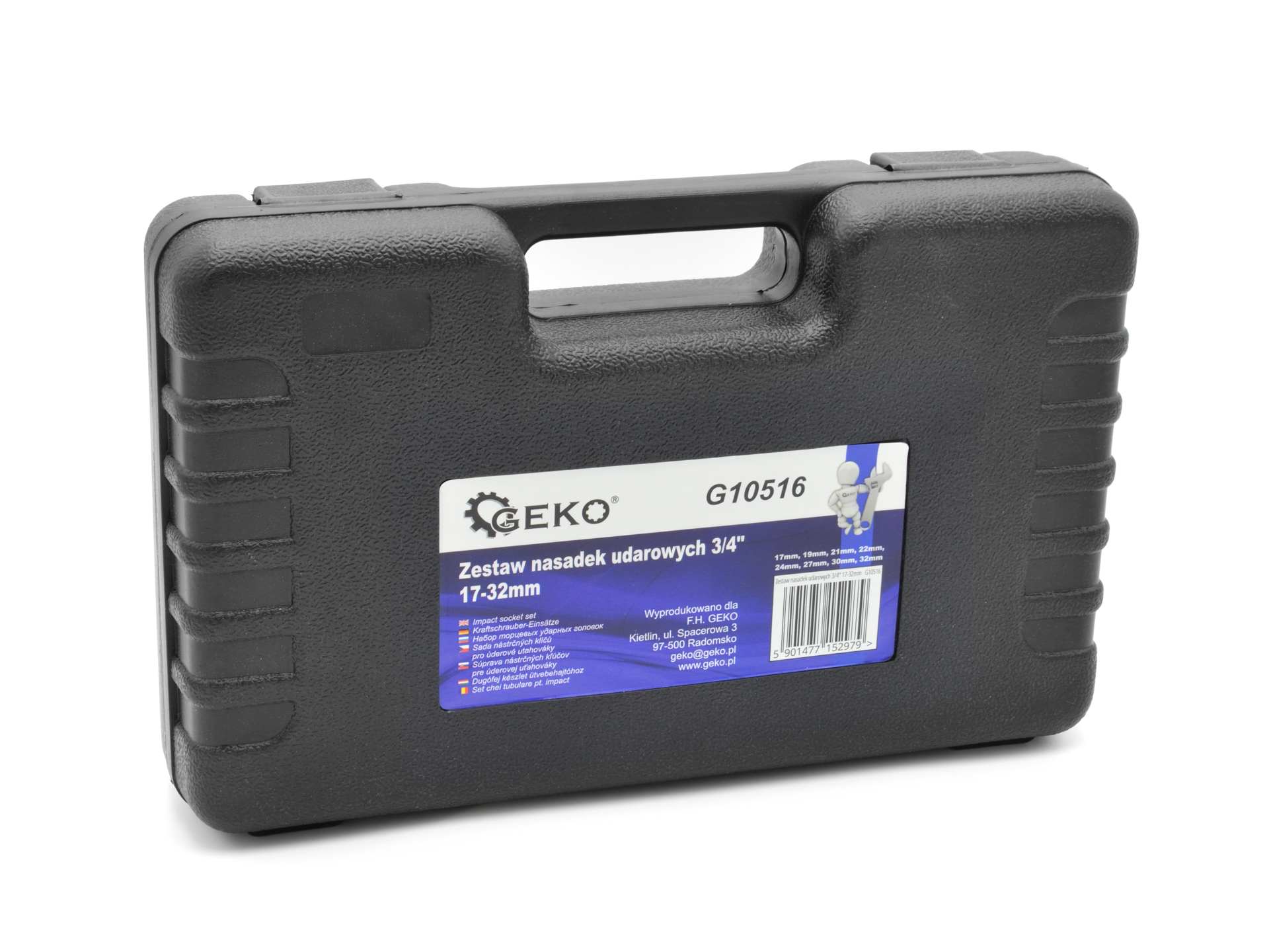 Súprava rázových nástrčných kľúčov 3/4'', 8ks, 17 - 32mm