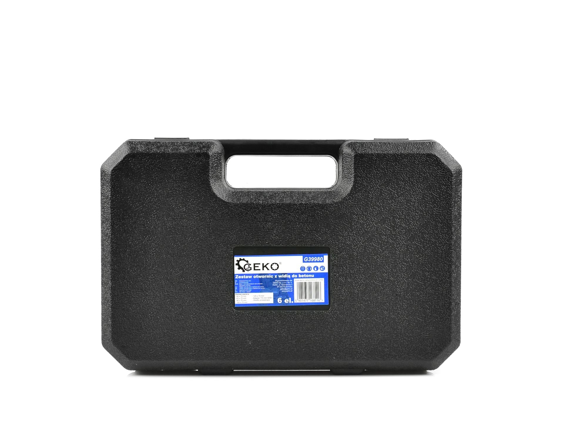 Sada 6 korunkových vrtákov do betonu SDS Plus, s tvrdokovom