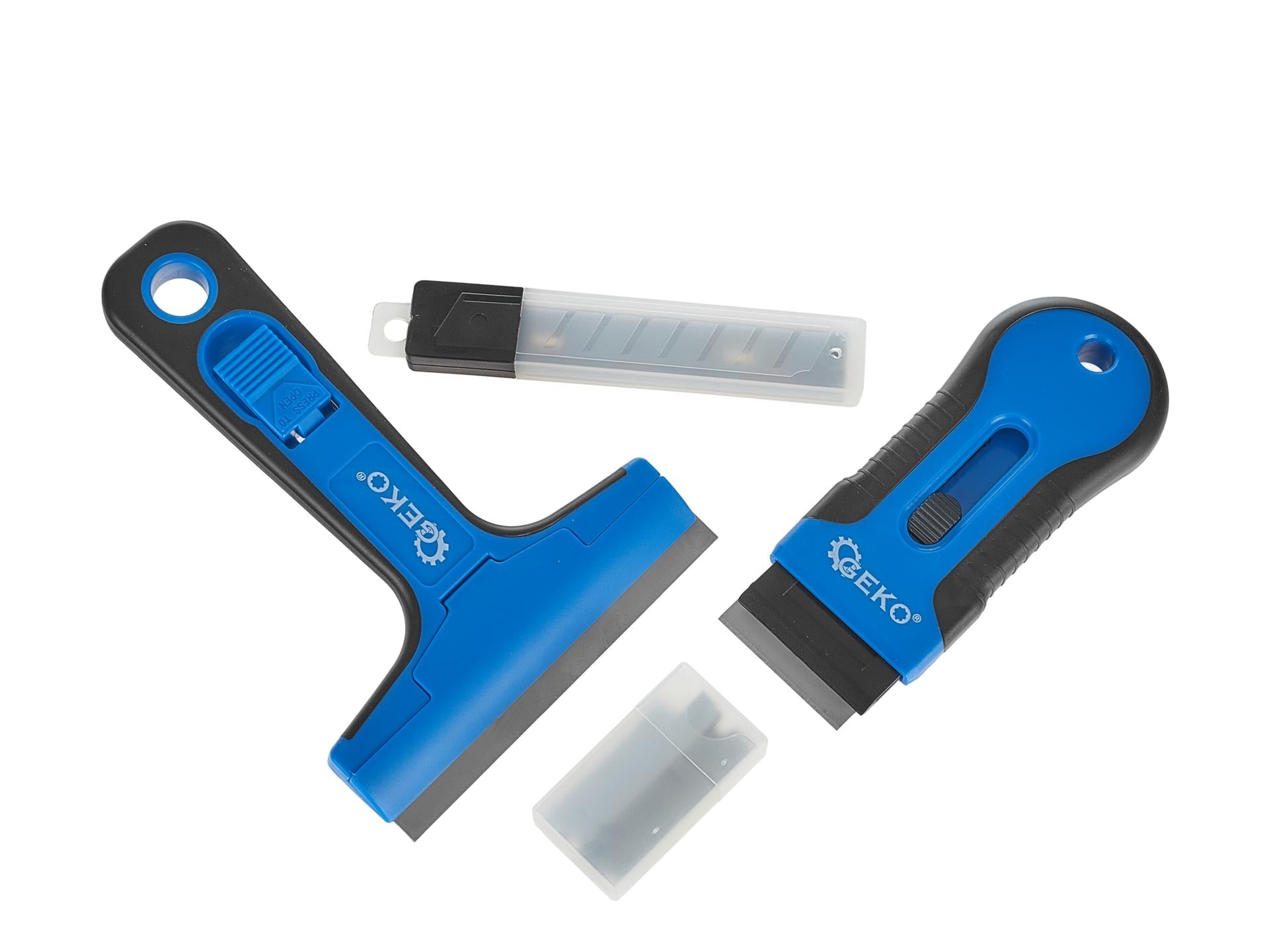 Súprava multifunkčných škrabiek na čistenie skiel a okien 12 kusov