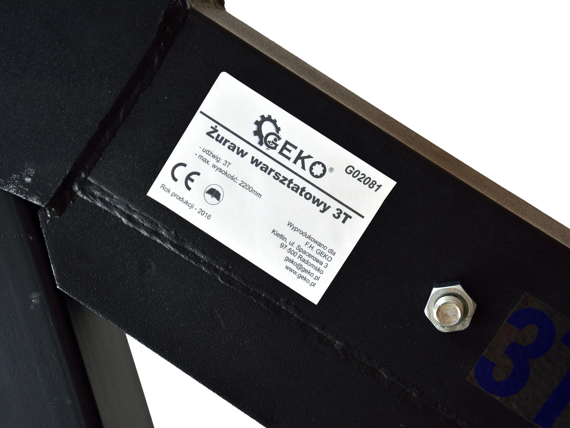 Dielenský hydraulický žeriav - žirafa 3t