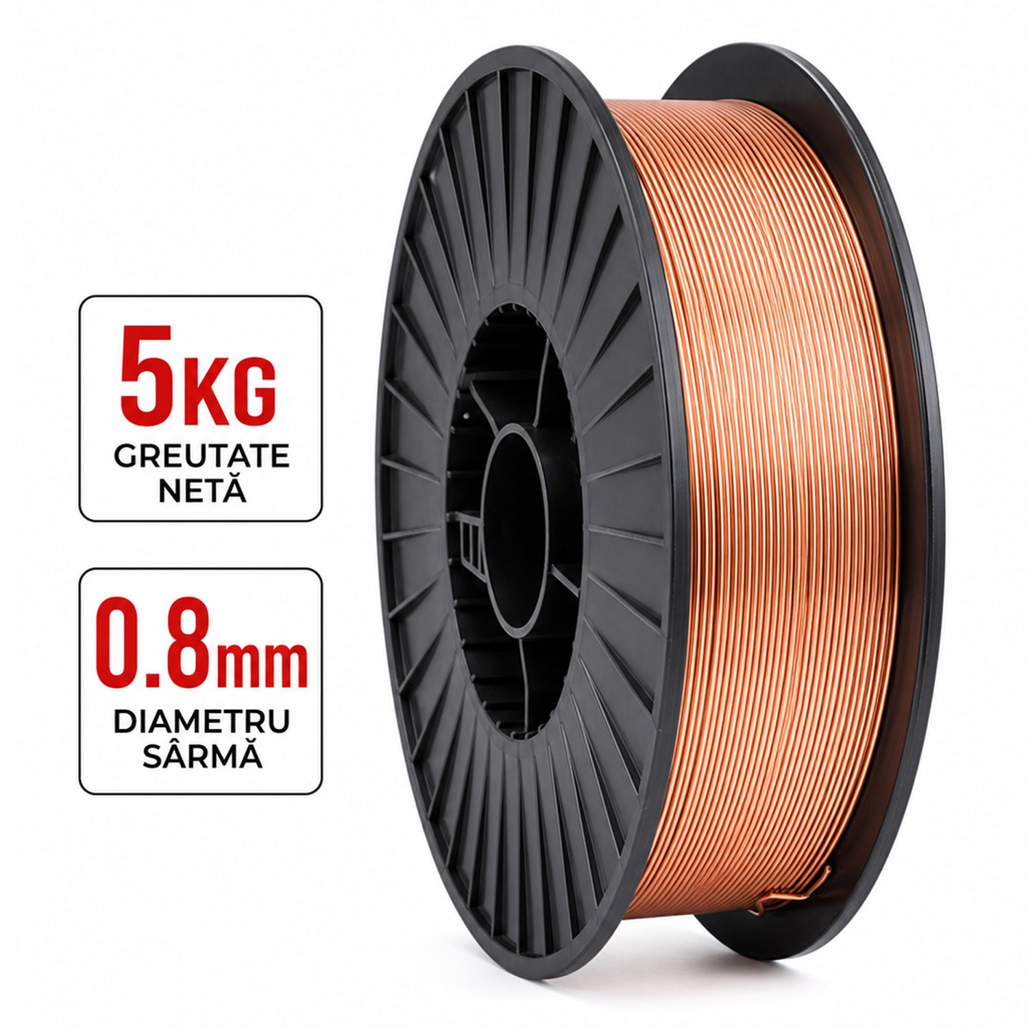 Zvárací drôt MIG 0,8mm 5kg
