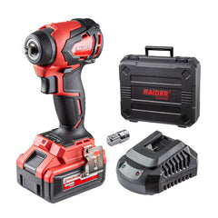 Akumulátorový rázový uťahovák 3/8'' 1/2'' 280Nm, 4Ah Raider Industrial