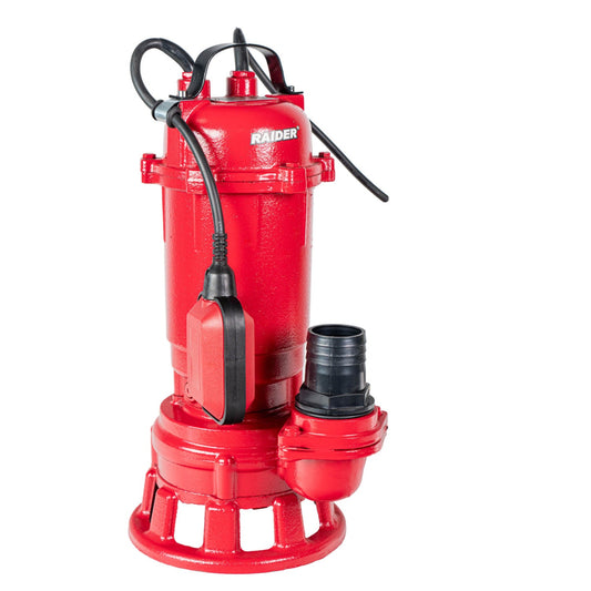 Ponorné kalové čerpadlo s drvičom, 1100W, 1", 300l/min, 13m Raider RD-CAWP56