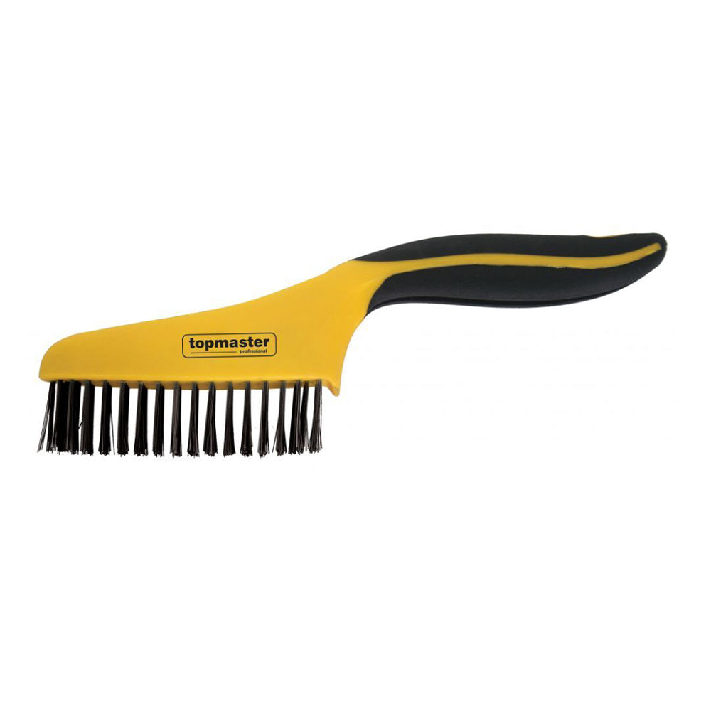 Drôtená kefa oceľovo uhlíková 4x16 Topmaster